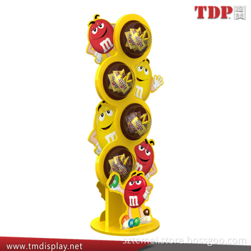 creative direct factory pop display stand for candy, pos supermarket display stand